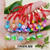 Crystal Zongbao - Soft Clay Flower Red Rope [1 piece]