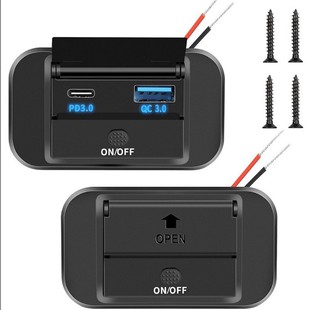 ��܇��܇QC3.0+PD3.0����ͨ����12-24V��ON-OFF���I܇�d���