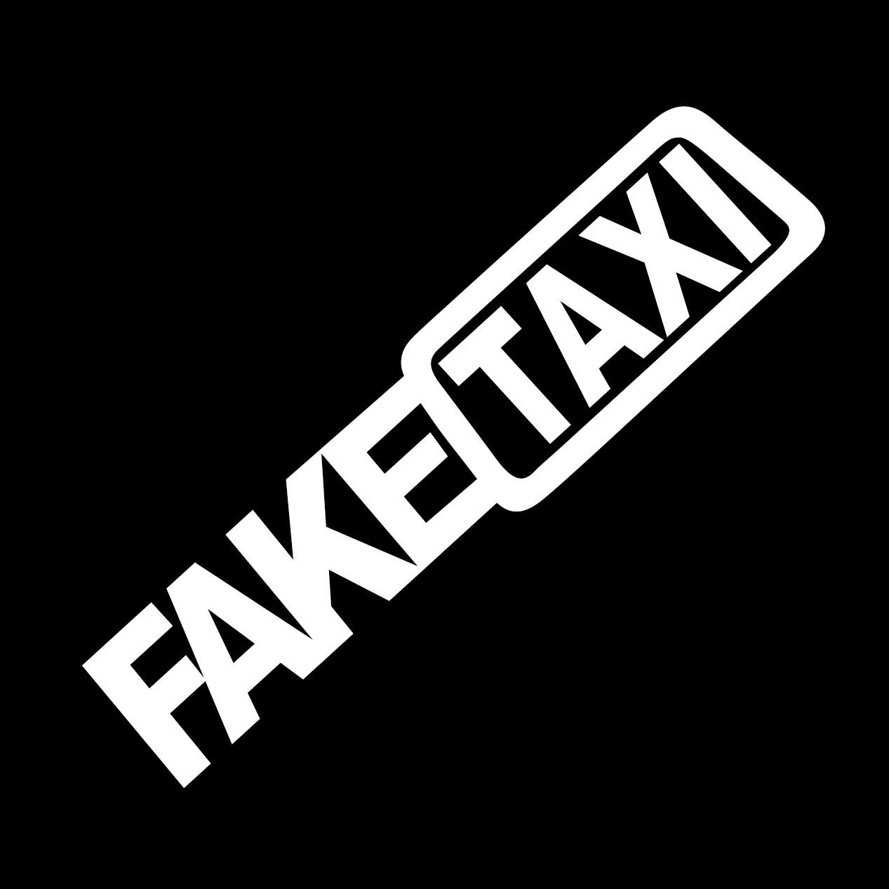 FAKE TAXI drift logo divertido pegatinas de coches Comercio exterior Venta caliente pegatinas reflectantes de Europa y América