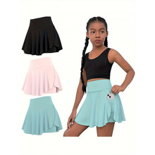 K 73938 Quick-dry fake two-piece tennis skirt �ٸɼ���������