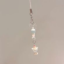 【甜品音乐节】手作串珠自制少女心简约ins手机链可爱咕本咕挂件