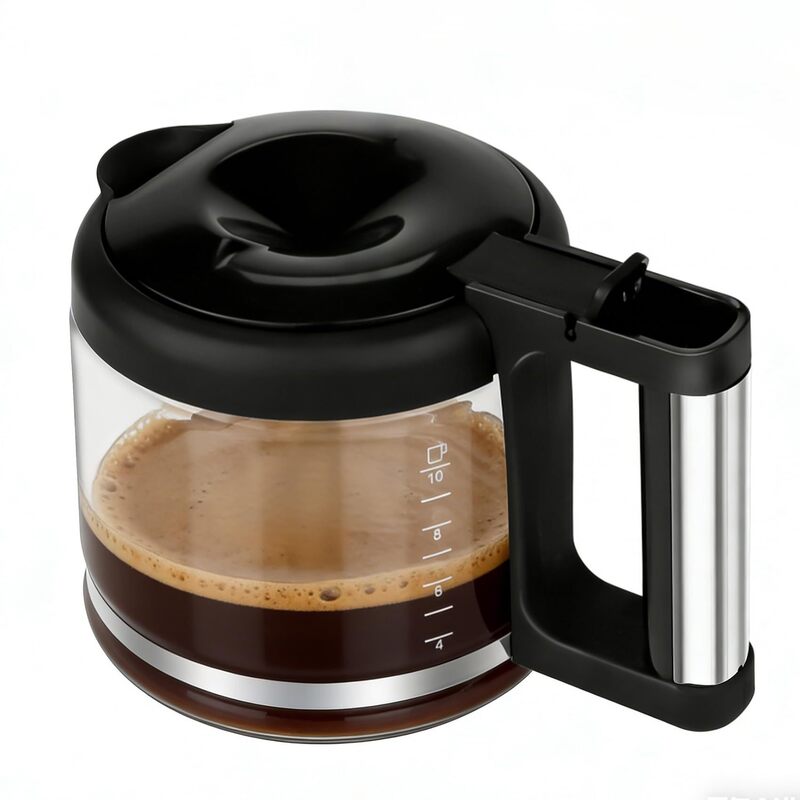 Suitable for De'Longhi Com532M/Com530M Coffee Machines, Replacement Coffee Pot Compatible with Bco330T/Bco430 Suitable for De'Longhi Com532M/Com530M Coffee Machines, Replacement Coffee Pot Compatible with Bco330T/Bco430