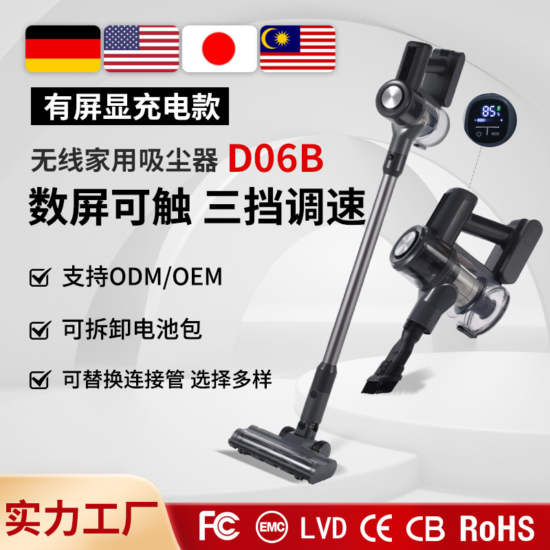 Cross-Border Powerful High-Suction Wireless Vacuum Cleaner Handheld Small Car Home Dual-Purpose Multi-Functional Wireless Vacuum Cleaner