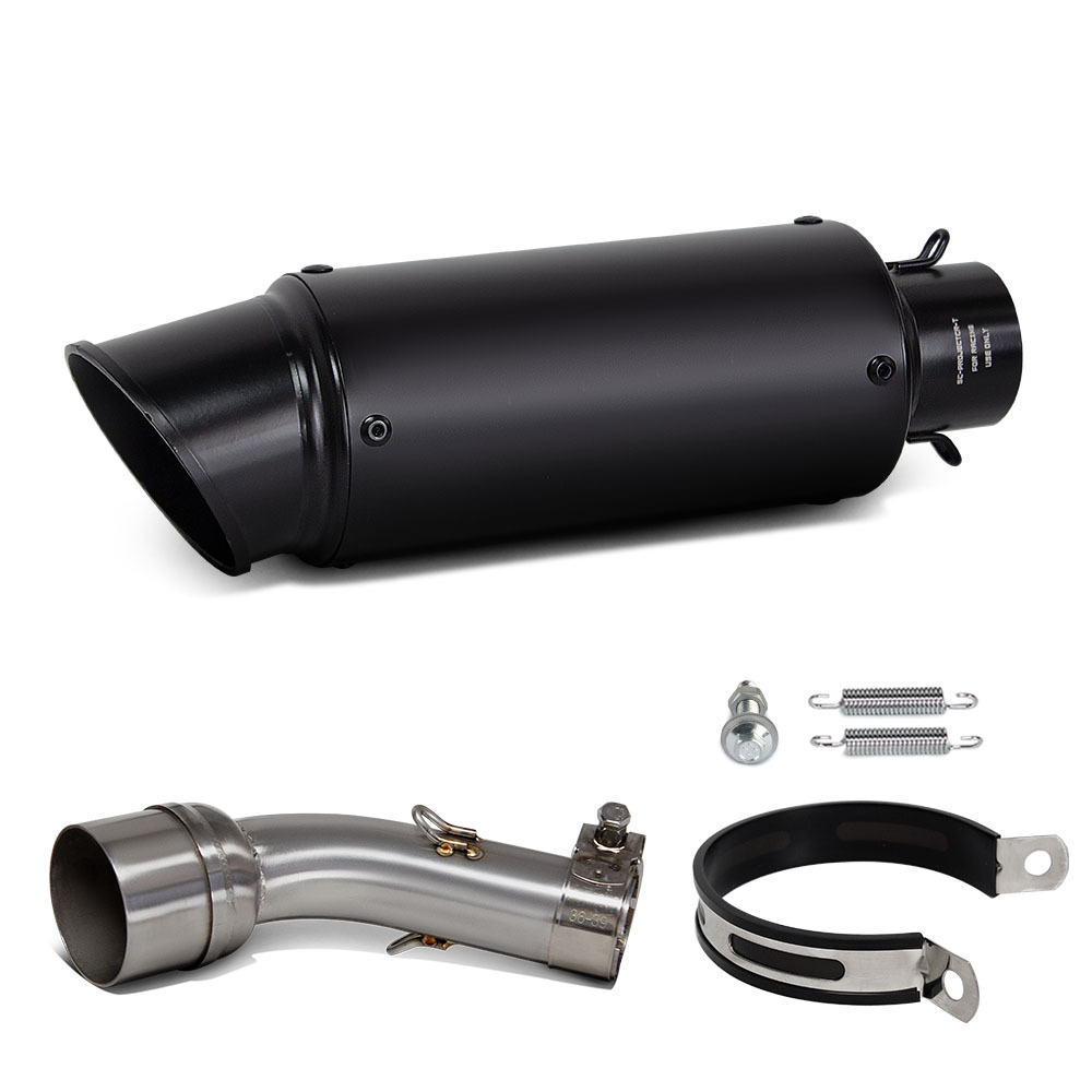 Suitable for Motorcycle Modified Exhaust Pipe R3 Stainless Steel Middle Section Sc Scorpion Barrel Tail Section 15-24 Years