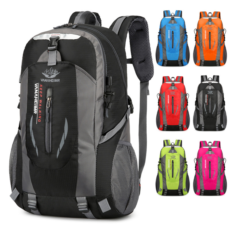 New Outdoor Backpack, Camping and Mountaineering Backpack, Hiking Waterproof Backpack, Men's Casual Travel Sports Backpack