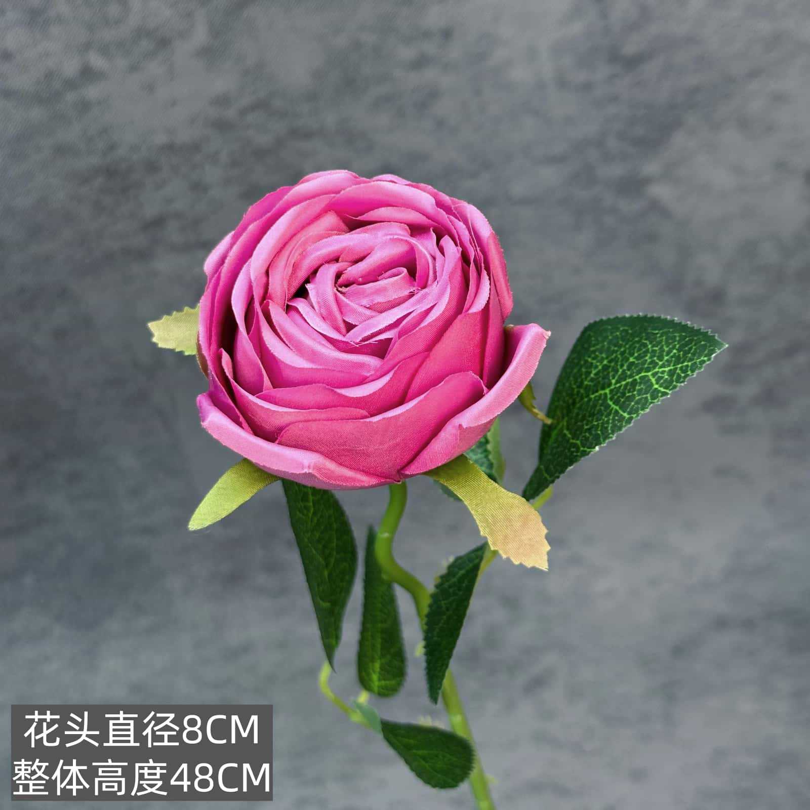 Flor de rosa simulada franela de una sola mano cascada de rosas flor simulada boda decoración del hogar decoración flor falsa al por mayor