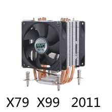6管 cpu散热器2011服务器双路主板X99X79台式电脑CPU风扇静音风冷