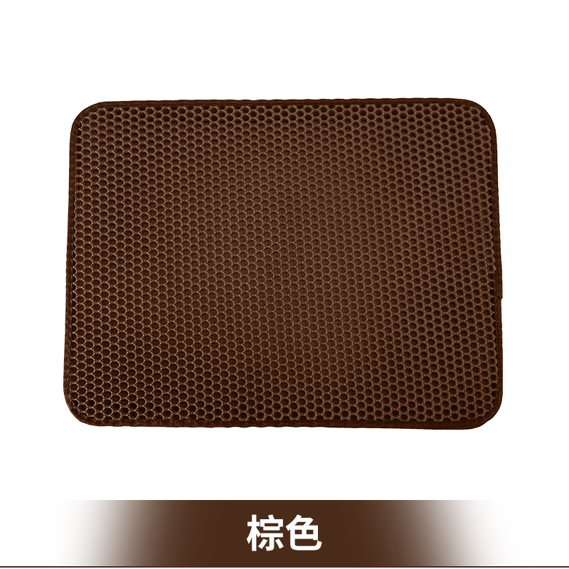 Estera de arena para gatos de doble capa anti transfronteriza hogar nuevo fabricante de estera impermeable para mascotas estera lavable para perros EVA