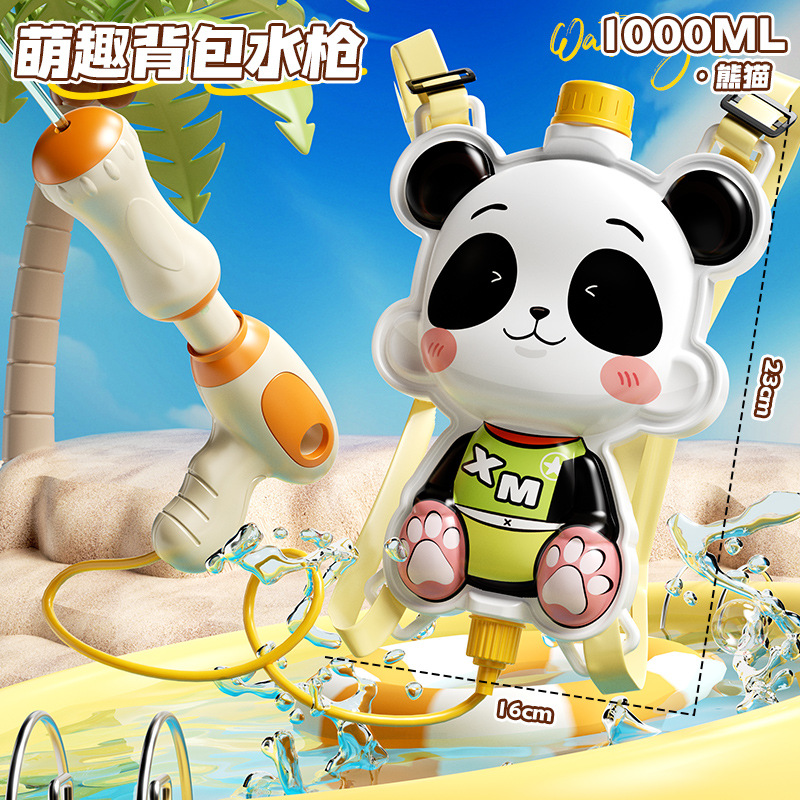 Nuevos juguetes de verano para jugar en la playa, lindos y divertidos mochilas para niños, pistolas de agua, spray de agua nutritivo extraído al por mayor