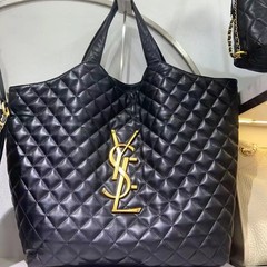 ICARE跨境限定礼品Vip Gift羊皮纹大容量子母包购物袋大标女包