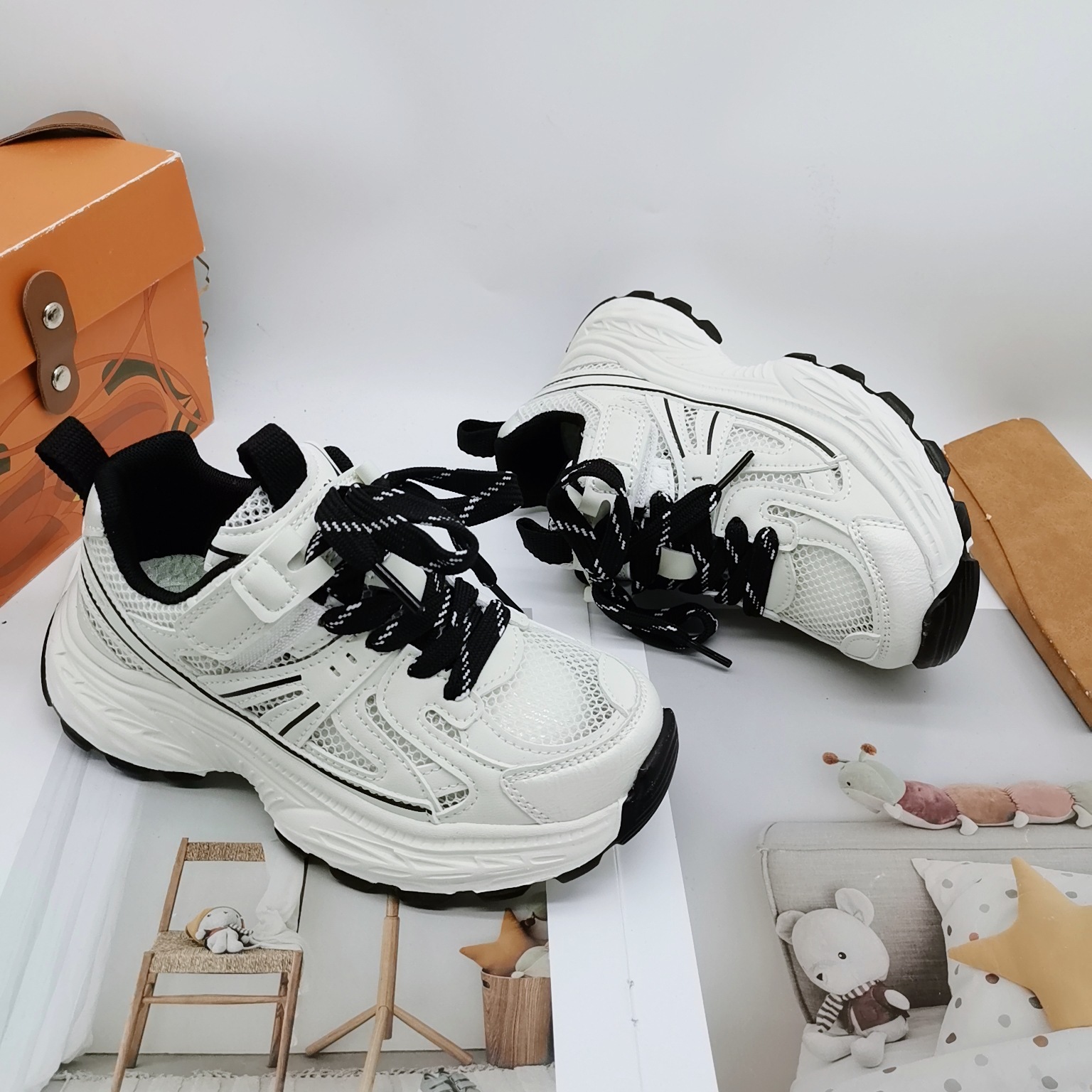 2025 Single Net Nuevos productos Primavera y verano Calzado para correr para niños Calzado para niños Calzado deportivo para niños Calzado deportivo para estudiantes