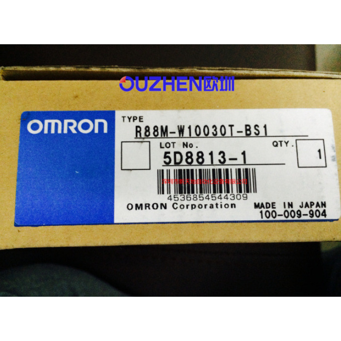 现货实拍日本原装欧姆龙电机R88M-W10030T-BS1全新正品 议价