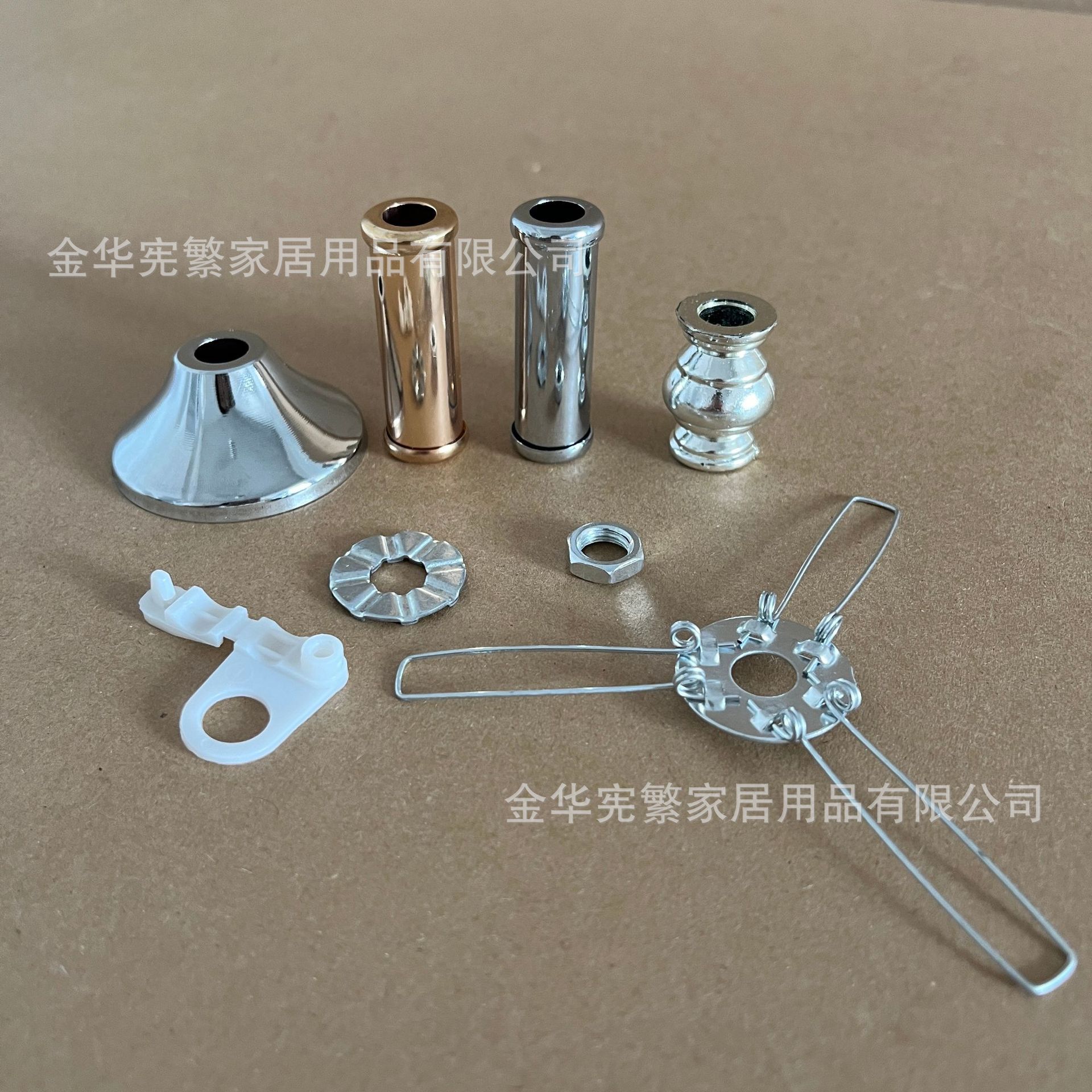 Juntas de hardware de Guzhen, piezas de elevación, chasis, varillas de metal, accesorios para lámparas de mesa, tornillos de hardware redondos, abrazaderas de resorte, hebilla de alambre
