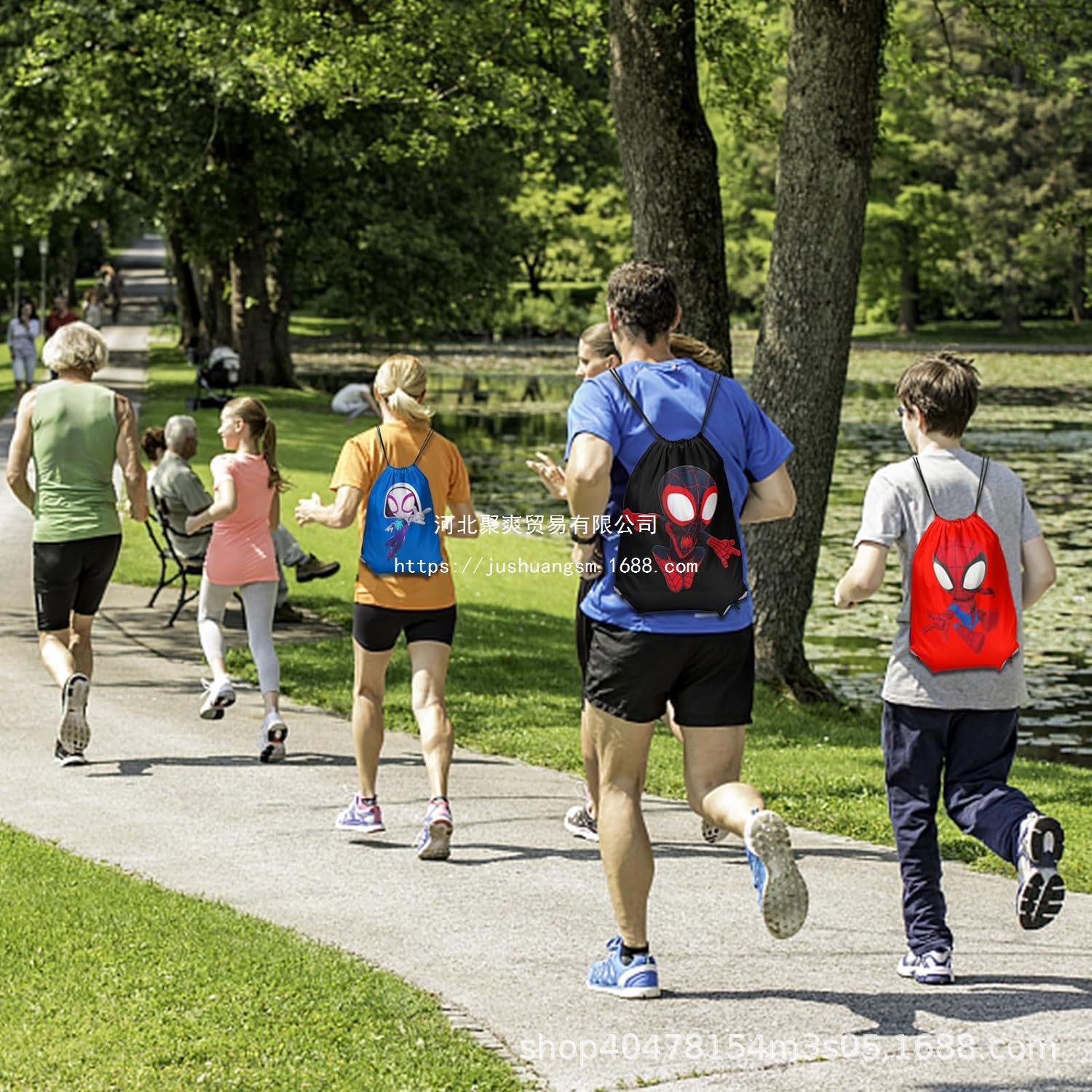 小蜘蛛侠束口袋一小蜘蛛侠儿童生日派对抽绳双肩背包袋便携收纳袋