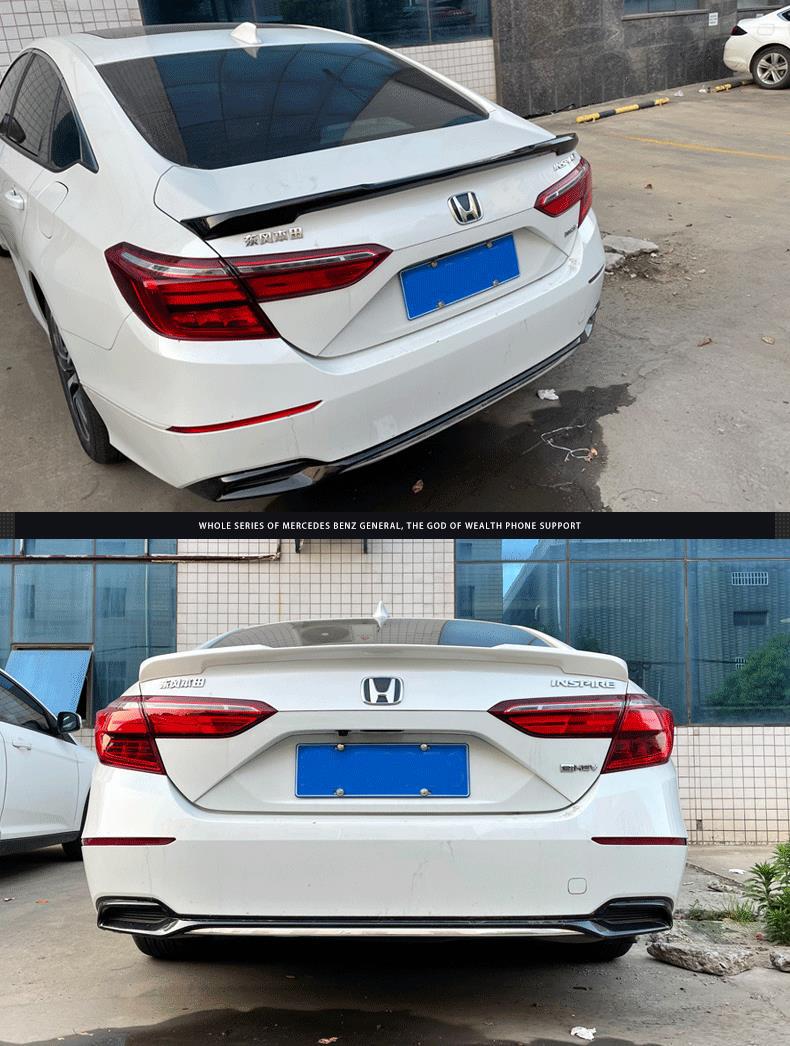 Honda Accord 18-22 Model Rear Wing, Exclusive Decorative Parts for Inspire Exterior, No-Drill Sports Blade Rear Wing