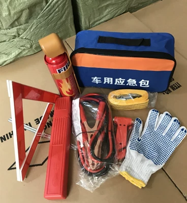 Car tool kit car emergency kit car rescue kit emergency tool set fire extinguisher annual inspection gift insurance (Kempinq və səyahət) - 7-piece-fire-extinguisher