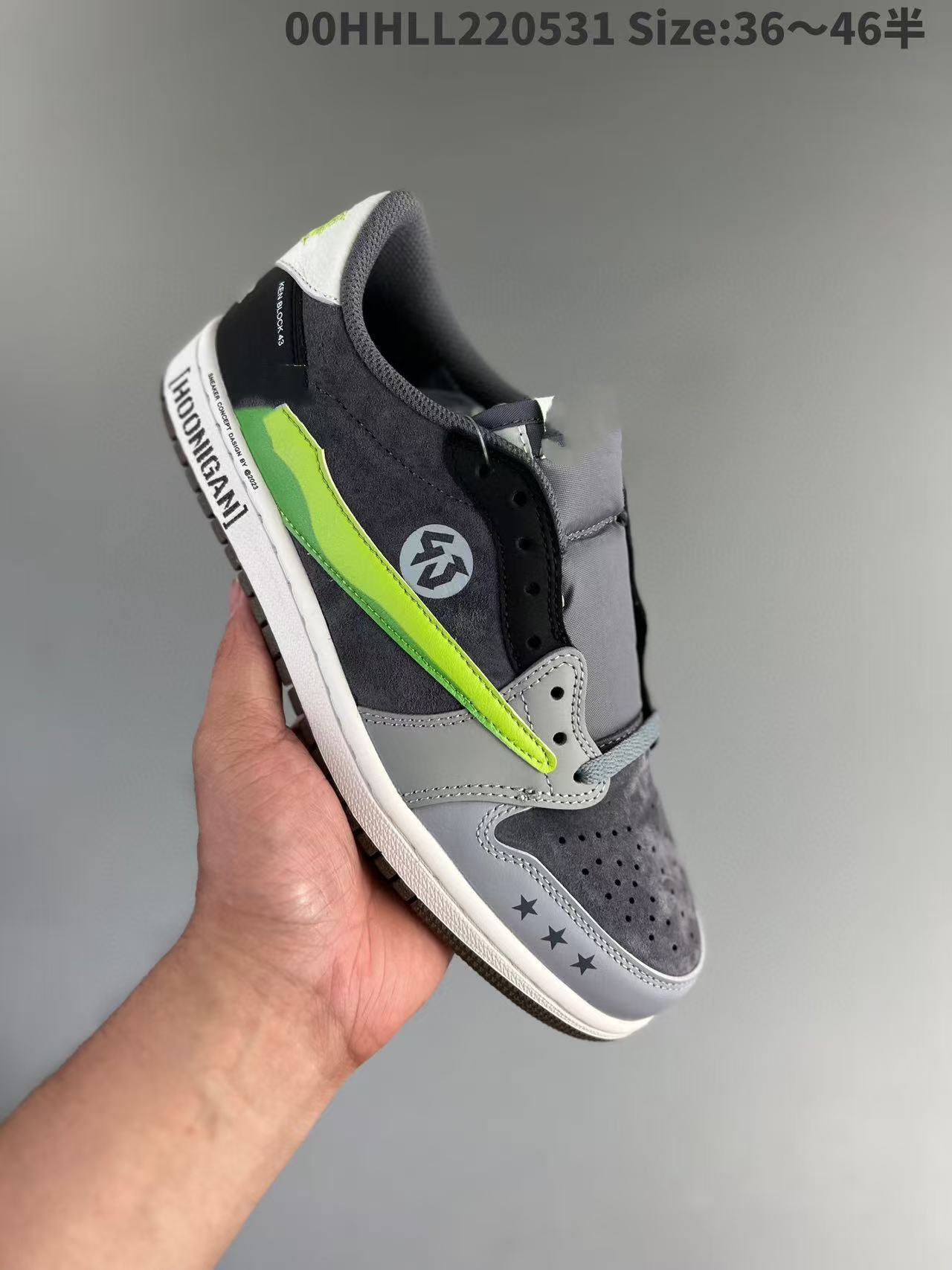 Zapatos Putian aj1 Barb relámpago de corte bajo Black Warrior Fujiwara Hirojo 1 Zapatillas deportivas de baloncesto para hombres y mujeres