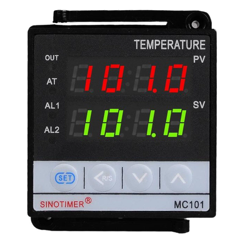 MC 1,01 миллиона может вводить короткий корпус PID Интеллектуальный прибор контроля температуры Отопление Холодильное реле SSR твердотельный выход 220