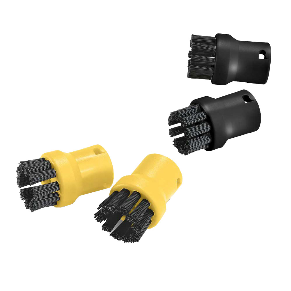 Adecuado para accesorios de vapor Karcher Kach, trapo, trapo, accesorios de vapor Karcher, cepillo redondo pequeño, cepillo de cobre