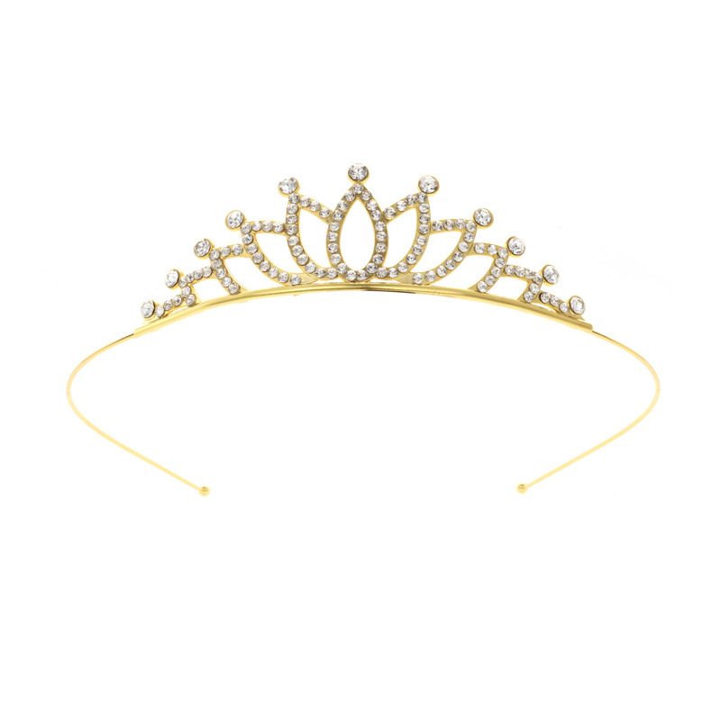 Diadema con Corona de Princesa Infantil de Metal Galvanizado para Cumpleaños y Fiestas image 67