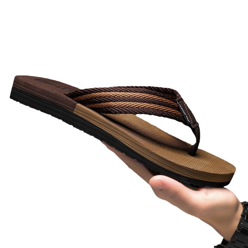 Zapatillas vietnamitas para hombres de verano antideslizantes antideslizantes desgaste zapatillas de sandallas de playa suaves deportivas al aire libre