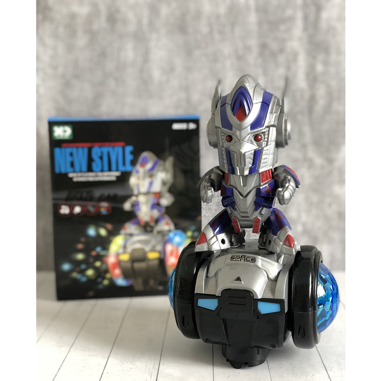クロスボーダー热い贩売电気ユニバーサルバランス车スパイダーマン360回転音楽ライト子供祭りプレゼント