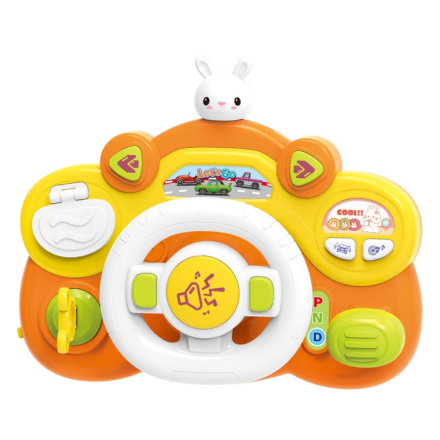 Juguetes infantiles de educación temprana volante bebé simulación de co-piloto interesante iluminación música cochecito de bebé colgante