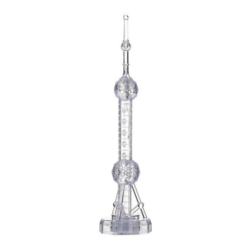 Landmark Building Dongfang Pearl Tower Light-up Creative Gift Guangzhou Tower Xiao Manjao Flash Light Ornament Memorial