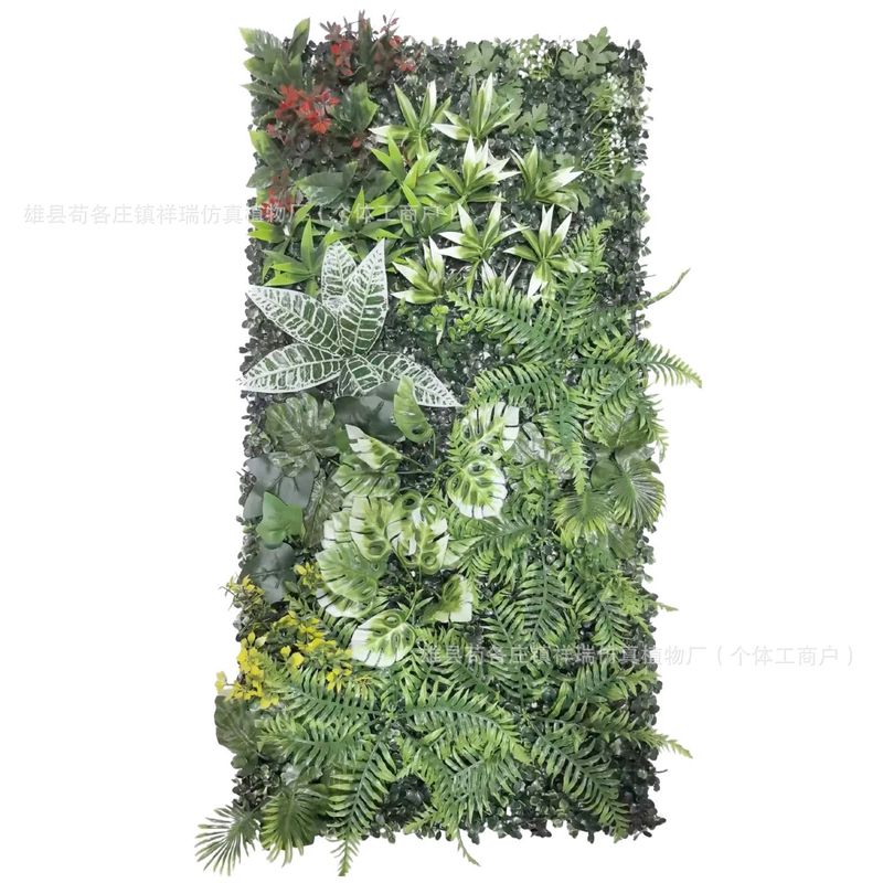 跨境50×100厘米人造仿真植物墙室外墙面装饰婚庆展览门头阳台|undefined