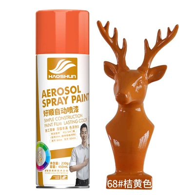 Avtomobil boyası — wood wall graffiti paint - orange450ml230g