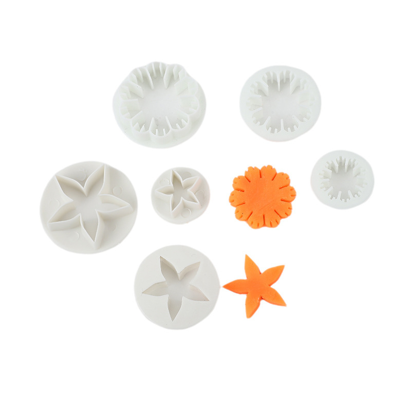 3Pcss Five-Pointed Star Cookie Mold Carnation Fondant Sugar Flower Shaping Tool DIY Pattern Steamed Bun Decoration Mold 3Pcss Five-Pointed Star Cookie Mold Carnation Fondant Sugar Flower Shaping Tool DIY Pattern Steamed Bun Decoration Mold