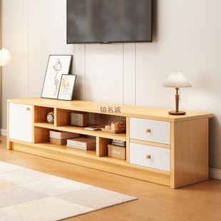 Tv Cabinet Simple Modern Small Apartment Living Room Home New Log Style Floor Table Simple Bedroom Tv Cabinet
