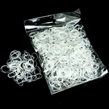 1000条TPU小号儿童皮筋编辫子 一次性扎发皮筋 儿童发带发圈