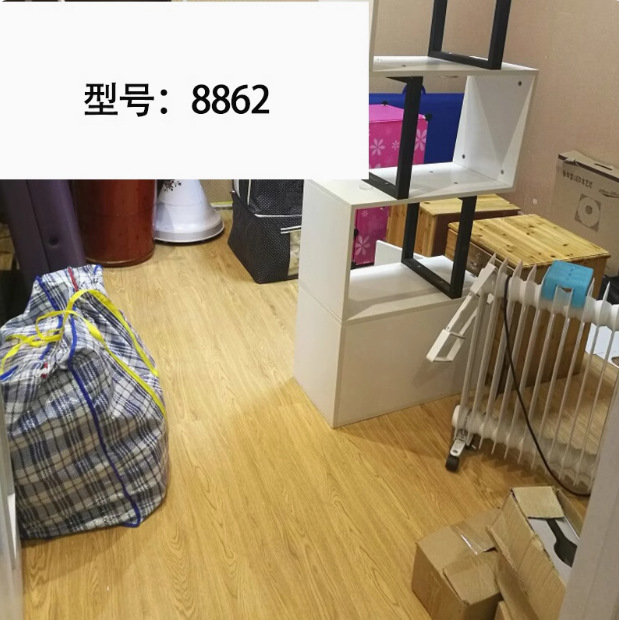 PVC 自己粘着プラスチック床ステッカー商業寝室廊下床屋内改修セメント床特殊防水と耐摩耗性|undefined
