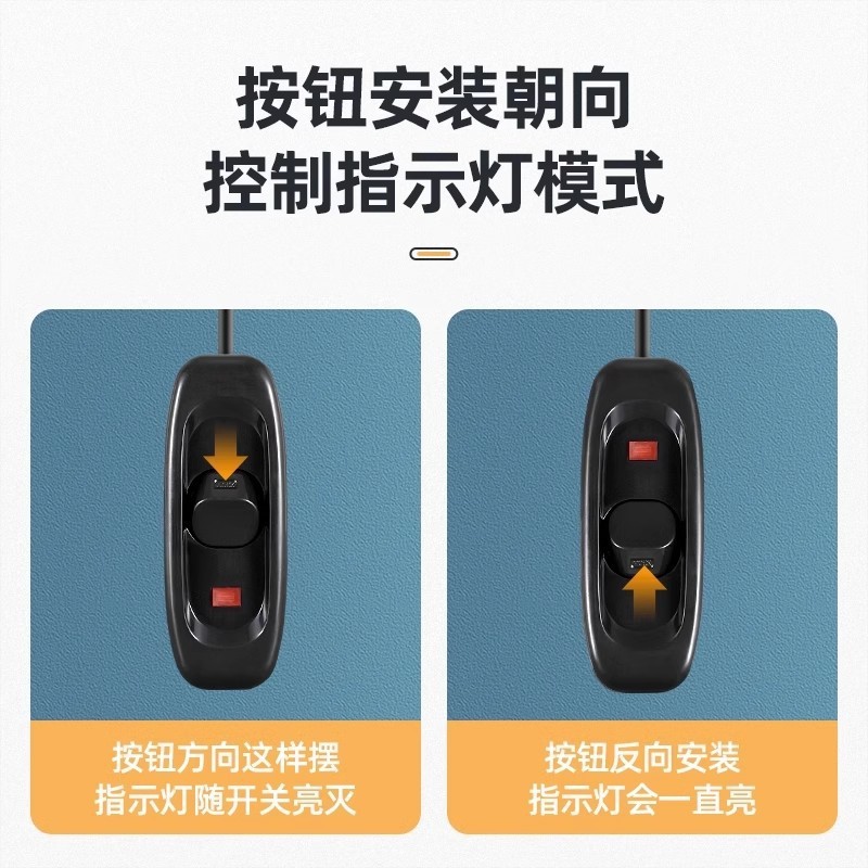 ベッドサイドハイパワーデュアルコントロールシングルコントロールスイッチコントローラーテーブルランプ昔ながらの電源オフスイッチボタン小型電源ハンドピンチ|undefined