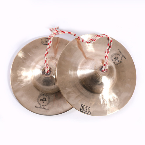 Military drum, water cymbal, student cymbal, ring cymbal, percussion instrument, gong and drummer, forged brass, Beijing hairpin, ringing copper military cymbal