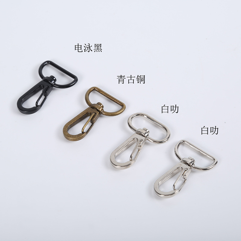Accesorios para Bolsos, Anillo en D de 6 Puntos, Gancho de Tres Líneas, Hebilla Blanca para Perro, Hebilla de Tres Posiciones, Fabricante en Stock, Accesorios para Bolsos, Hebilla de Gancho, Aleación de Zinc image 5