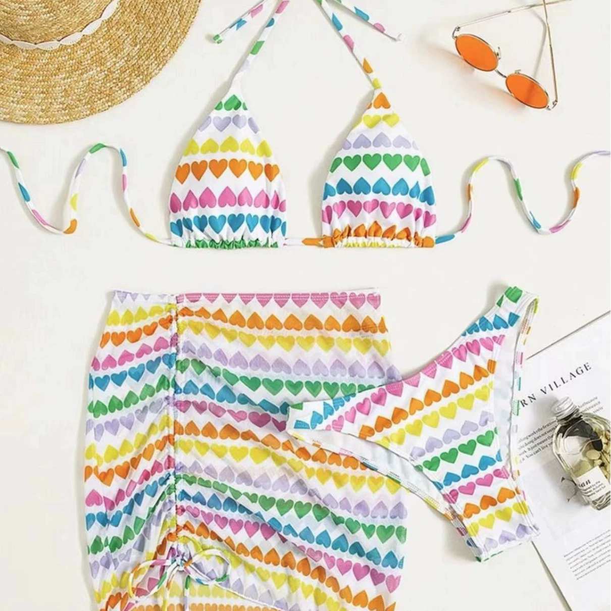 Summer beach swimwear, 2022 collection, European style