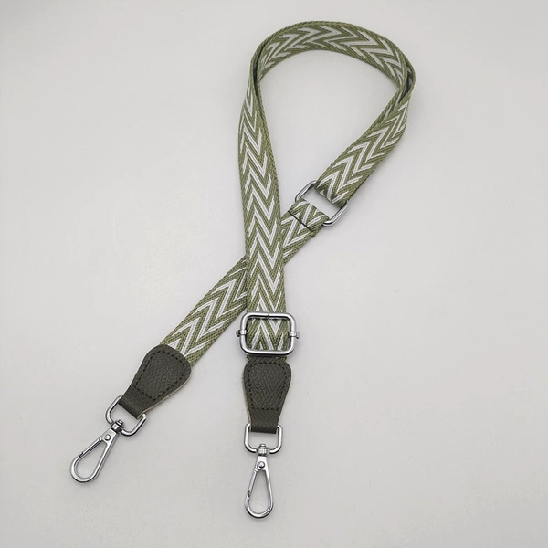 [Type N] Green + forest green leather silver hook