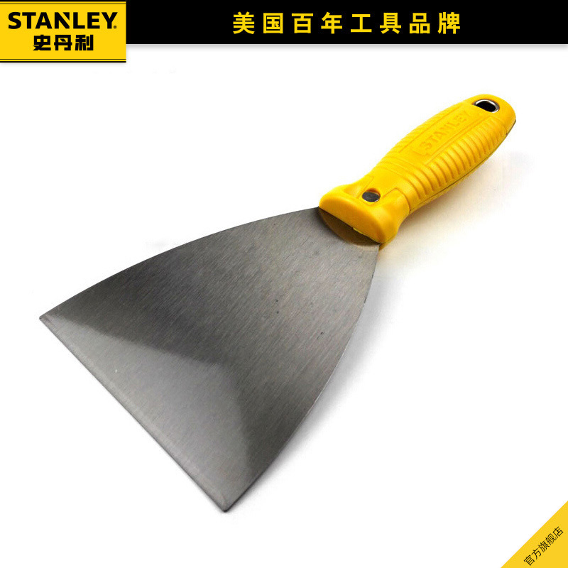 史丹利B系列油灰刀铲刀刮刀平面表面修整工具塑柄刮腻子清洁铲子|undefined