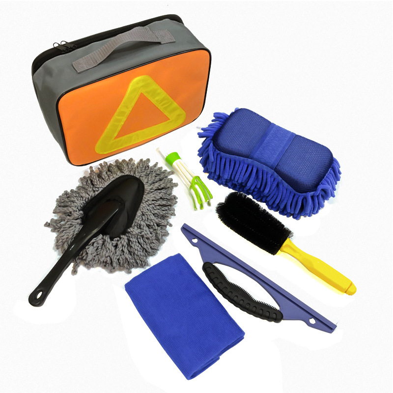 Cross-Border Car Wash Tool Set, Seven-Piece Cleaning Set, Sponge Car Wash Brush, Professional Car Beauty and Maintenance Supplies Cross-Border Car Wash Tool Set, Seven-Piece Cleaning Set, Sponge Car Wash Brush, Professional Car Beauty and Maintenance Supplies