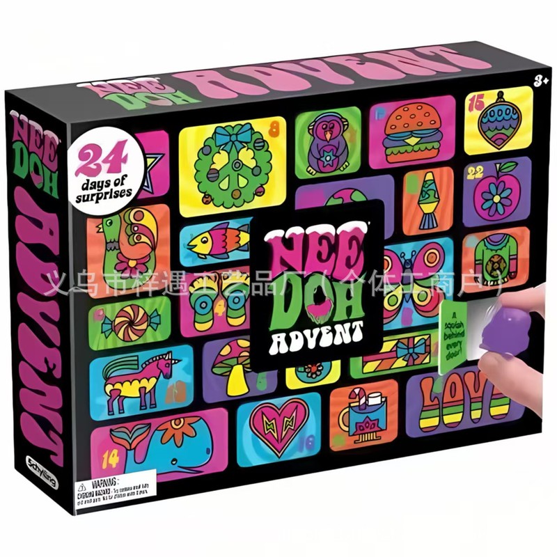 跨境新品2025 Nee Doh Advent Calendar 尼德降临日历|undefined