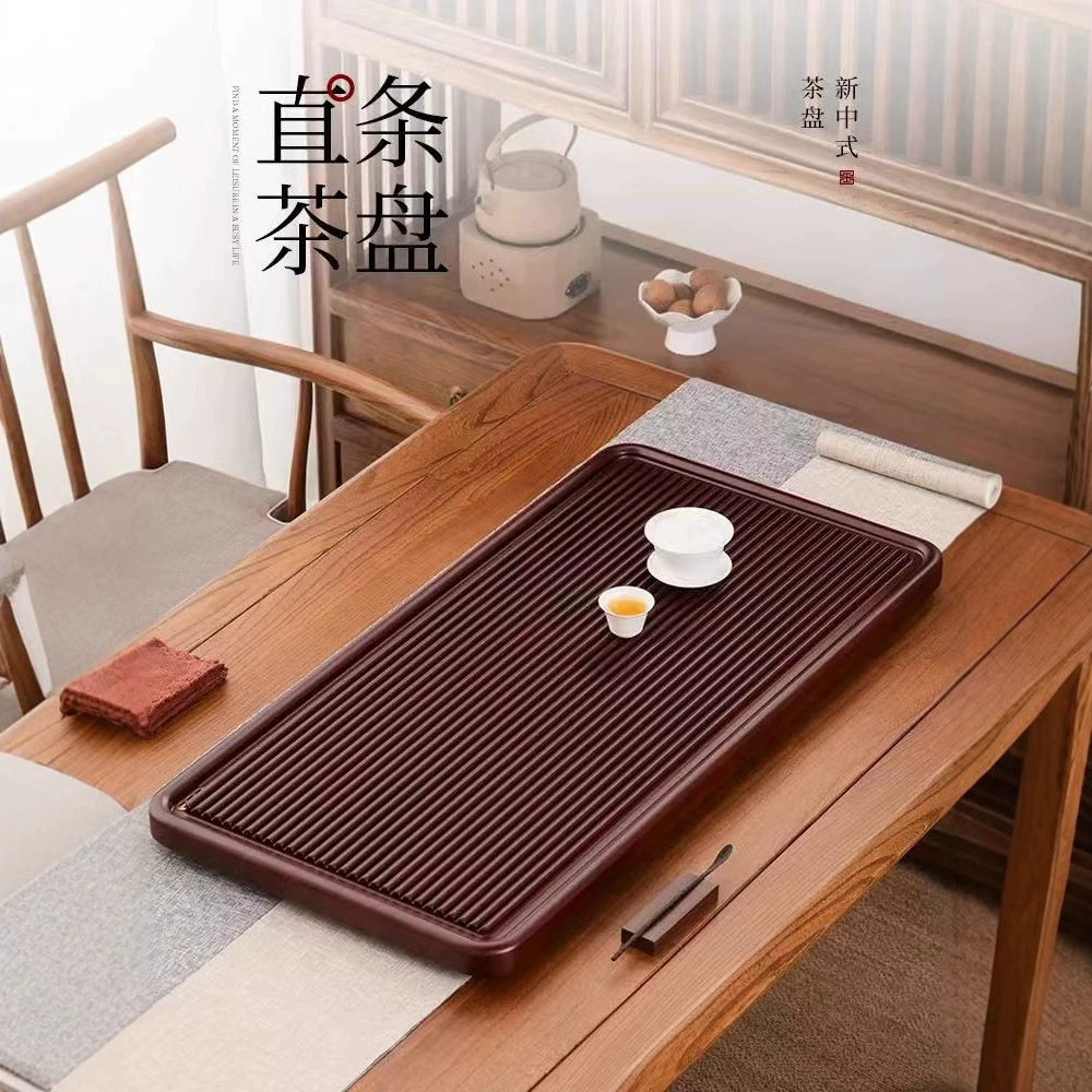 Чайный поднос электрический деревянный дренажный домашний чайный стол гостиная кунг-фу чайный набор простой японский чайный столик из цельного дерева