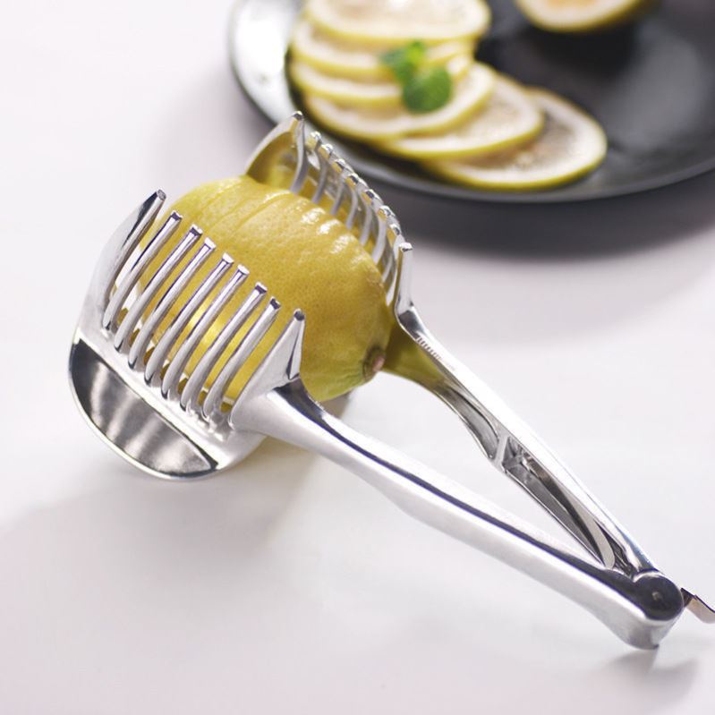 Corte de limón transfronterizo de aleación de aluminio clip de corte manual tomate máquina de tomate huevo herramienta de corte de patata