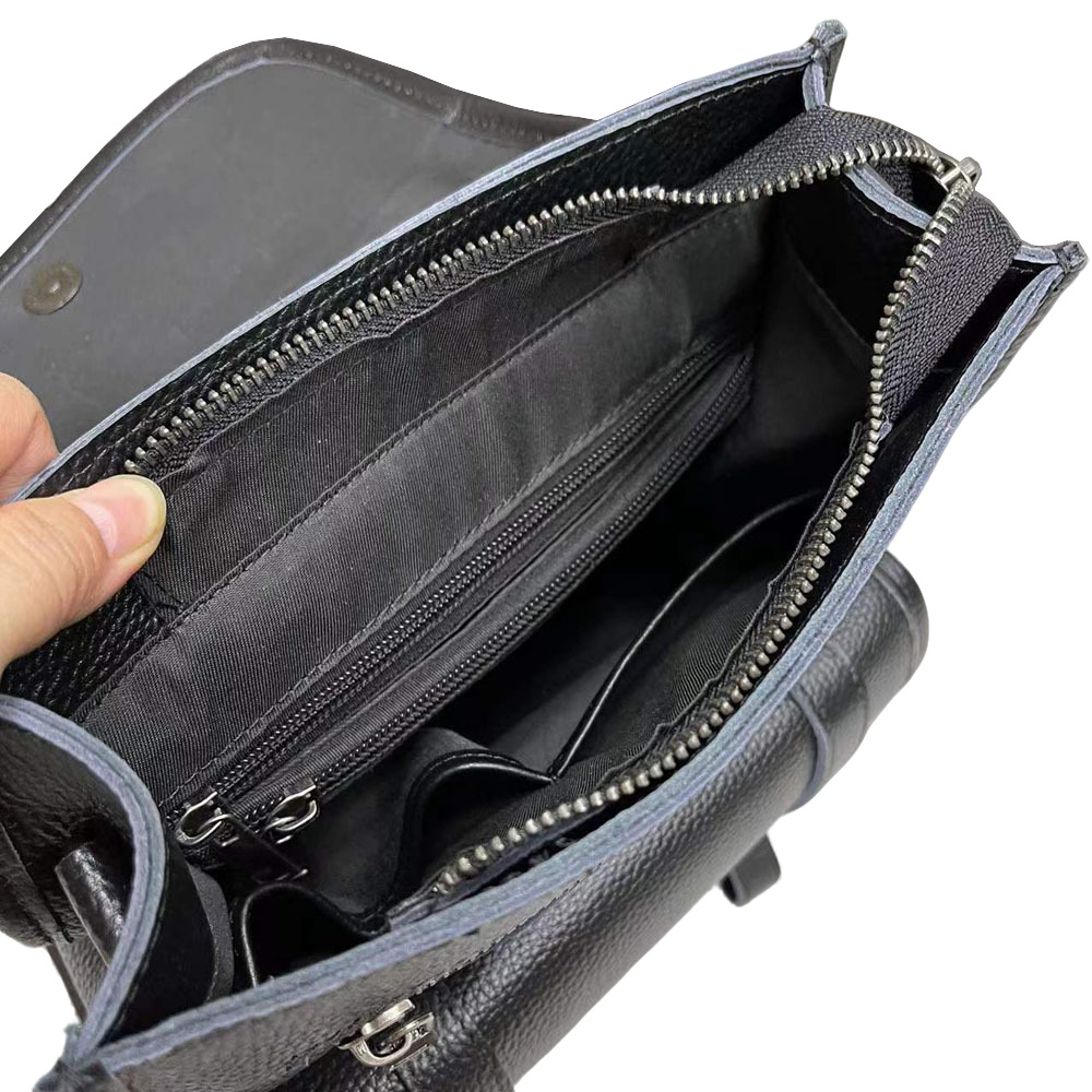 Backpack, Cowhide Women's Bag, Black Casual Shoulder Bag, Backpack, Backpack, Backpack_voghion.com