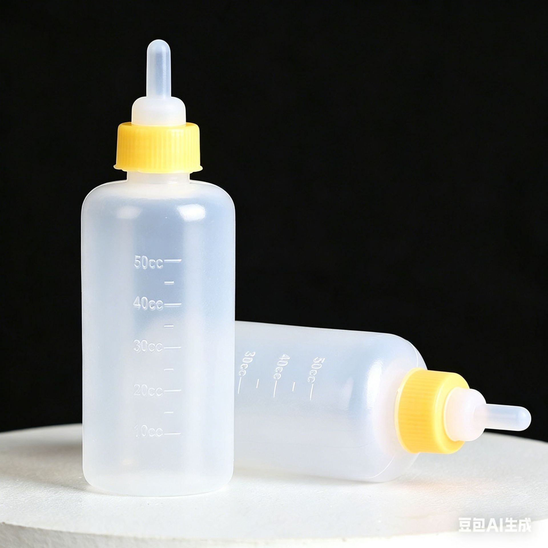 개별 60ml 노란색 파우치 포장