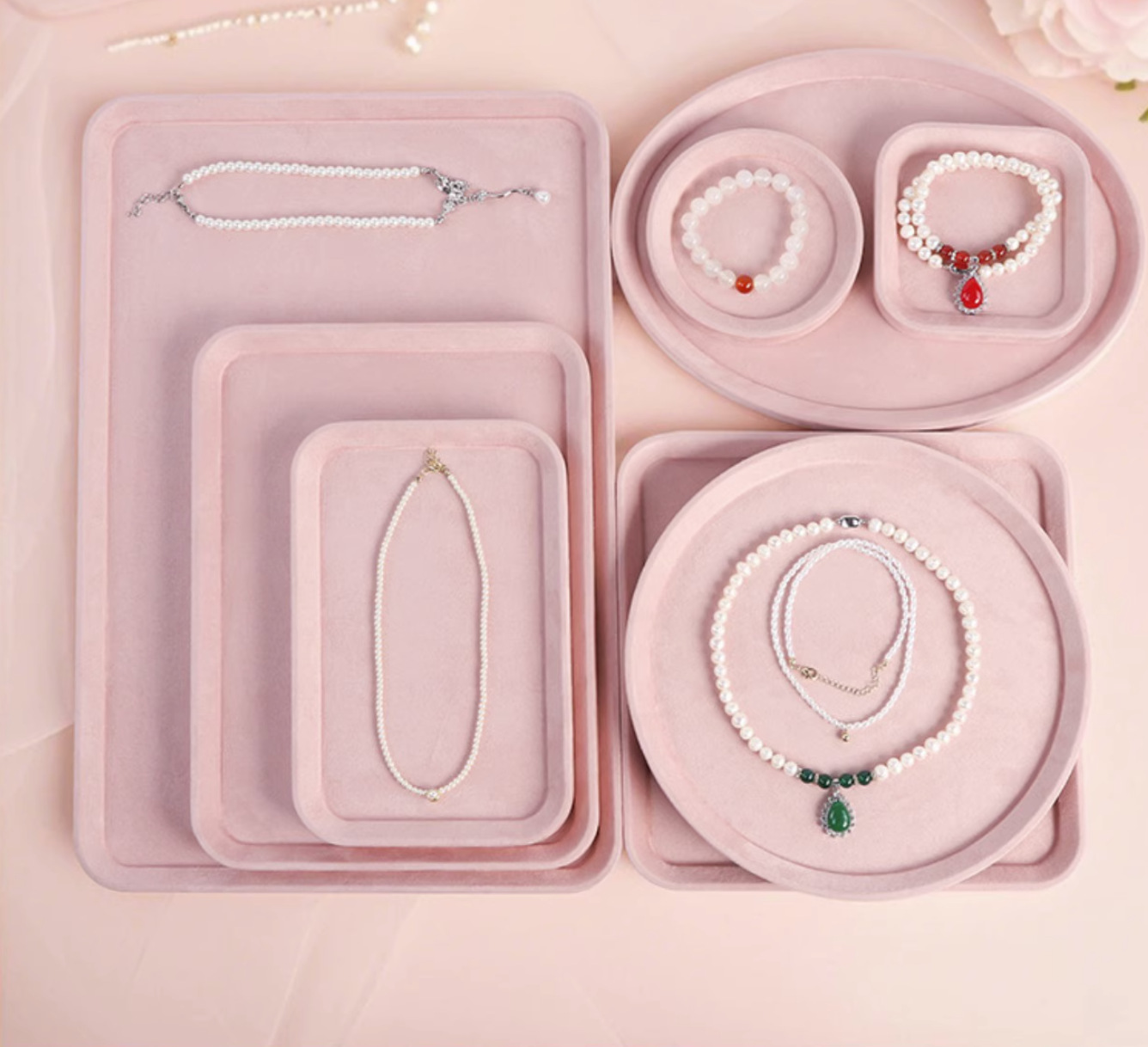 67g Weight Jewelry Display Classification 1 Piece Quantity Flannel Material Solid Color Pattern All Seasons Season Simple Style, Classic Style Style 1 Piece Flannel Simple Style Classic Style Solid Color Jewelry Display 无