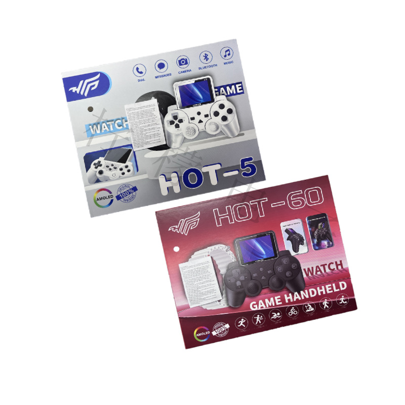 New Hot-5 Smart Watch Game Console Multi-Function Set Bluetooth Call Hot-60 Smart Watch Gift