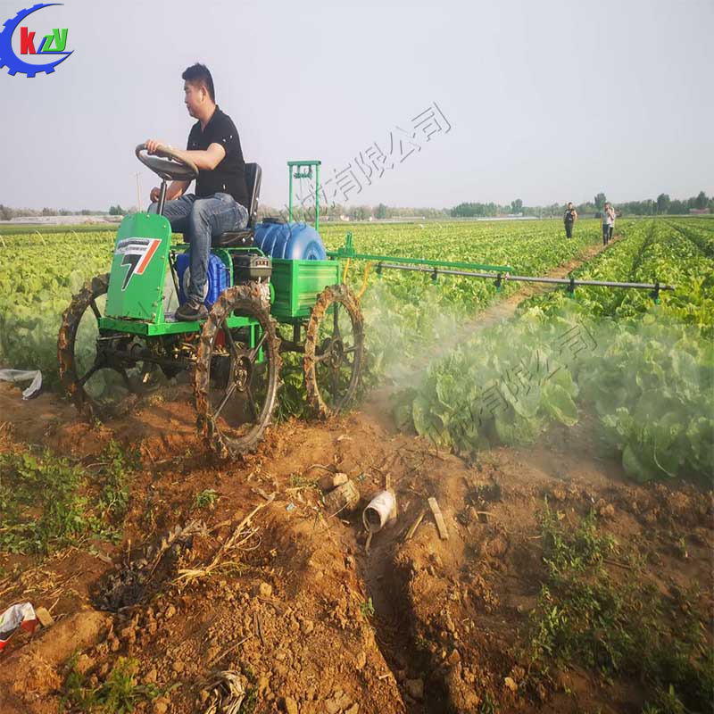 水旱两用喷杆喷洒机 小型自走式四轮打药机 高低矮作物喷药机