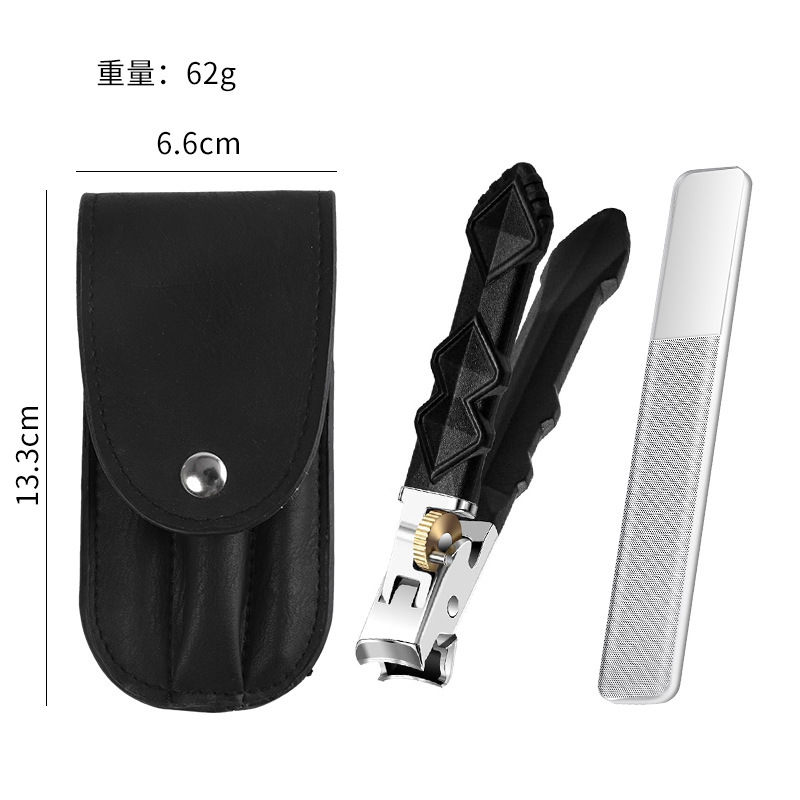 跨境新款大号指甲刀弯头剪厚硬脚趾甲大开口尖嘴修脚钳组合工具套|undefined